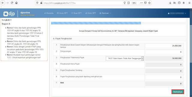 7. Langkah A. Pajak Penghasilan