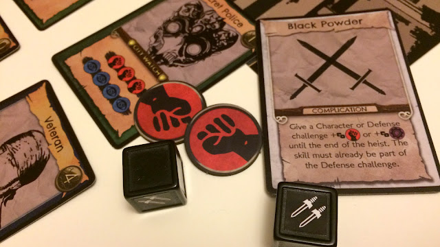 No Honor Among Thieves review - complication cards