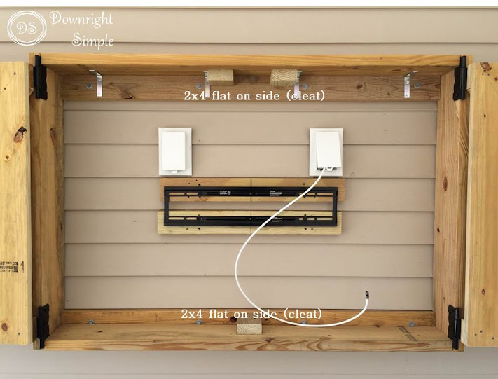 Downright Simple: Outdoor TV Cabinet