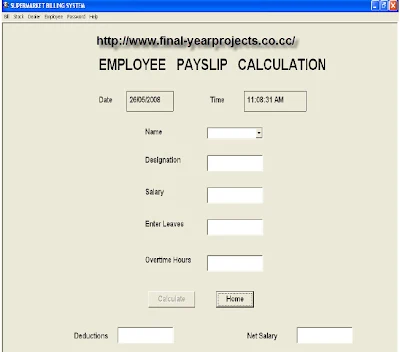 Supermarket Billing System