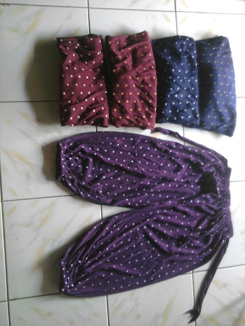 Jual Celana Aladin Pendek Motif Polkadot