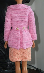 Casaco de Crochê Para Boneca Barbie  Criado por Pecunia MM