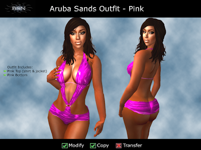 BSN Aruba Sands Outfit - Pink