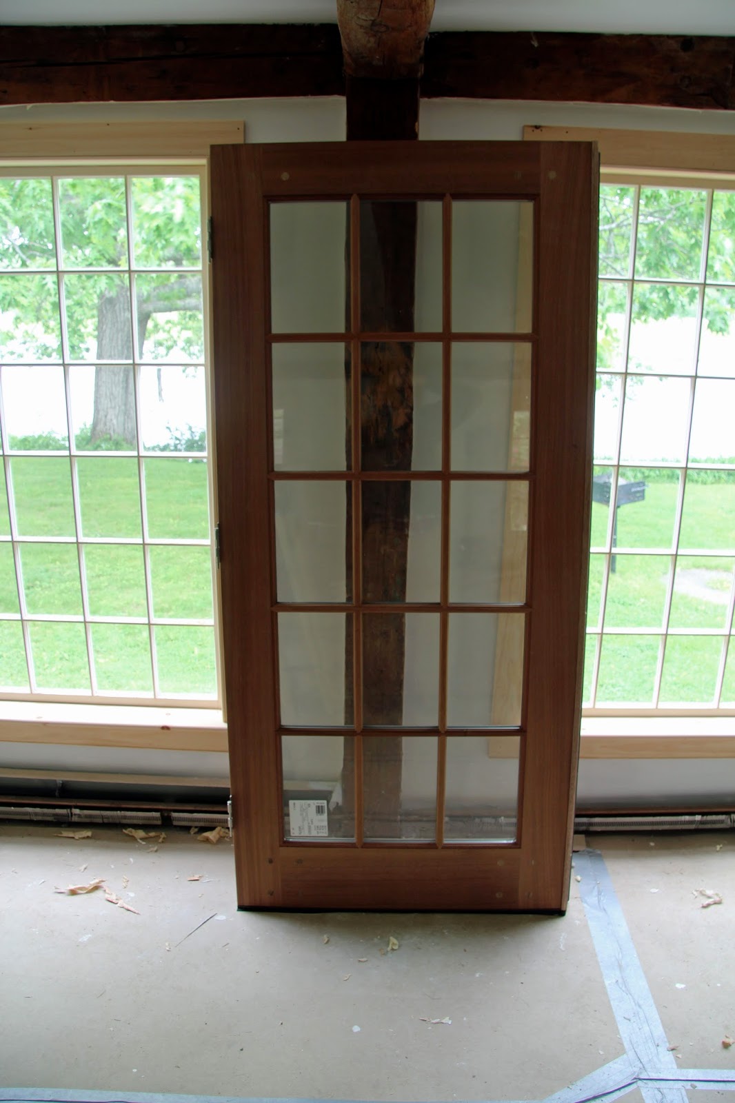 In the Fields : Before and (Nearly) After French Doors