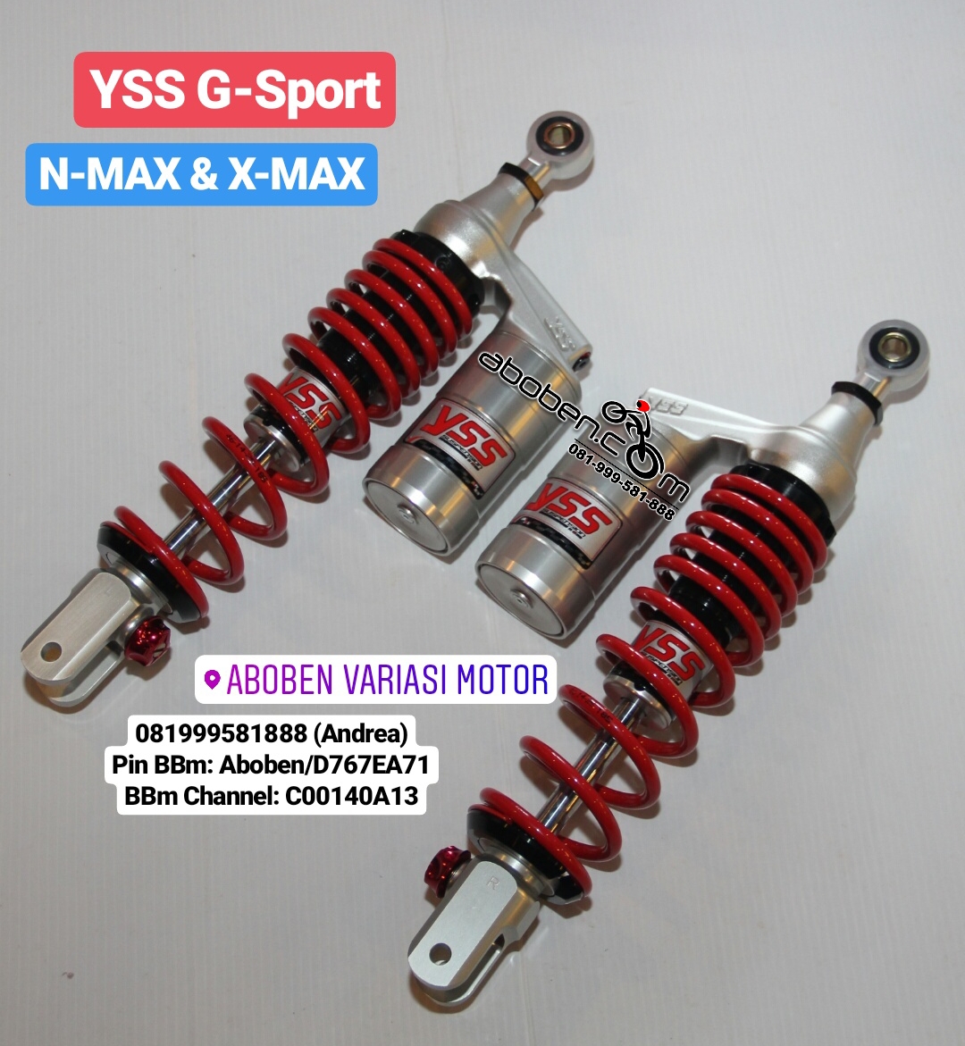 www aboben com Shock YSS G Sport NMAX  XMAX