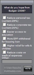 2008 Budget Poll