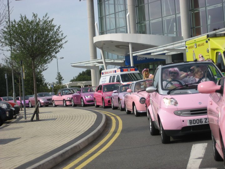 When Vanessa Chapman from the Pink Car Rally asked us to contact all our 