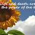Death and life are in the power of the tongue. (Proverbs 18:21)