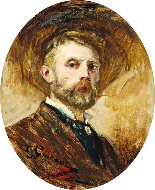 Thomas Alexander Ferguson Graham, Self Portrait, Portraits of Painters, Fine arts, Thomas Alexander Ferguson, Portraits of painters blog, Paintings of Thomas Alexander Ferguson, Painter Thomas Alexander Ferguson 