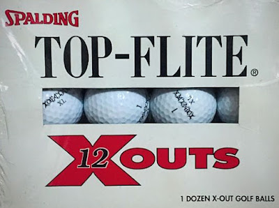 box of topflite xout golf balls