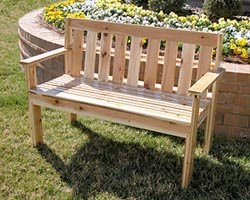 Garden Bench | Free Woodworking Project Plans