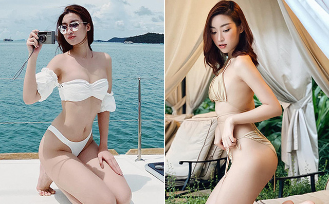 Hoa hậu Đỗ Mỹ Linh chăm khoe ảnh bikini táo bạo