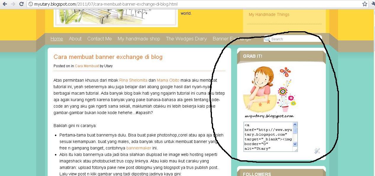 Utary: Cara membuat banner exchange di blog