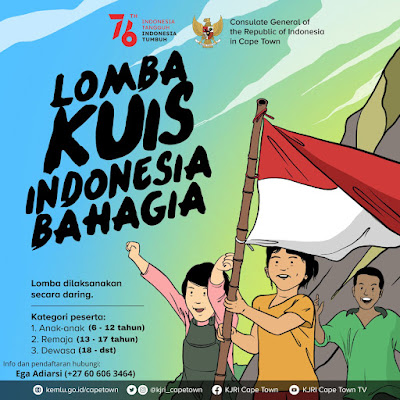 Lomba Kuis Indonesia Bahagia oleh KJRI