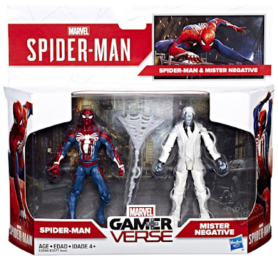 Hasbro Marvel Spider-Man Gamerverse Action Figures Spider-Man and Mister Negative