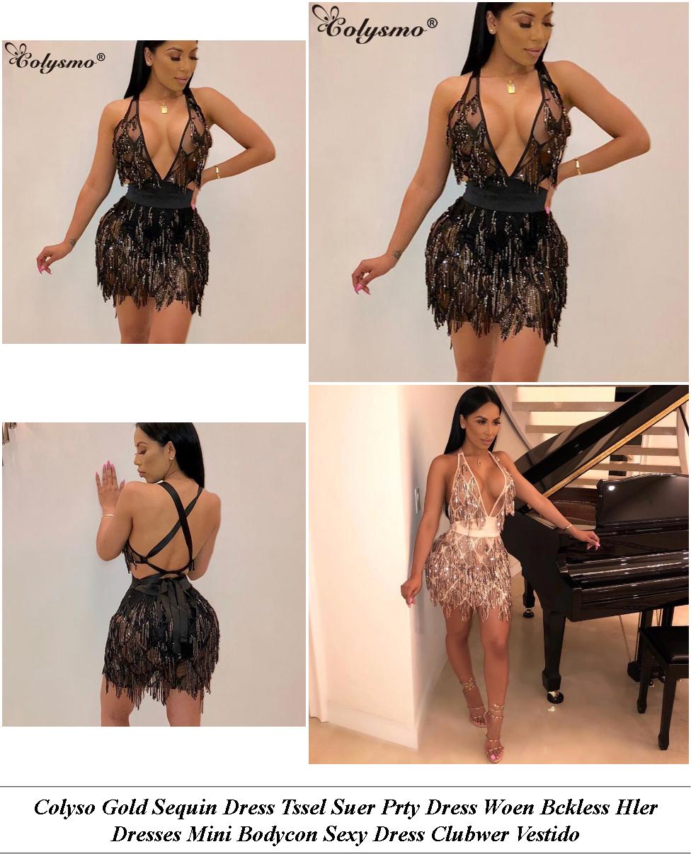 Summer Beach Dresses - Sale And Clearance - Gold Dress - Cheap Fashion Clothes