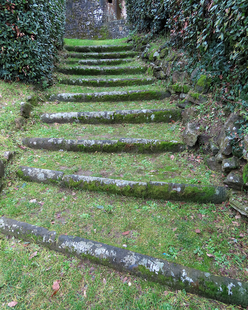 Grassy steps, Via delle Porte Sante, Florence