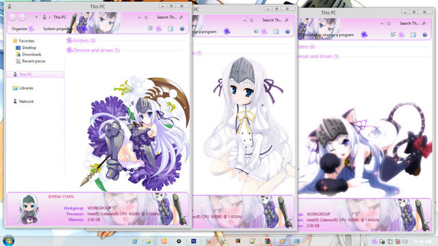 Windows 8.1 Theme Korewa Zombi wa Desuka? by Andrea_37