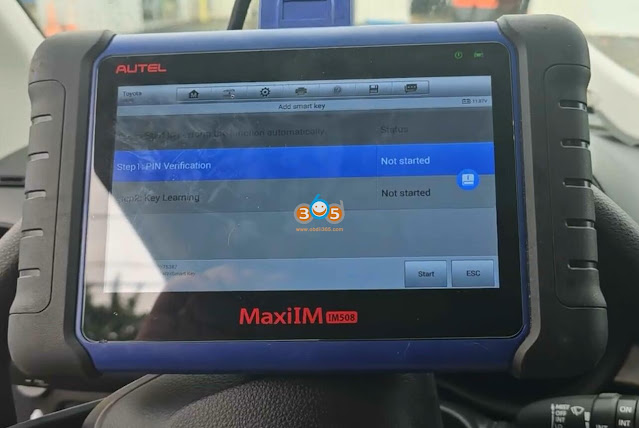 Program 2023 Toyota Sienna Proximity with Autel IM508 13