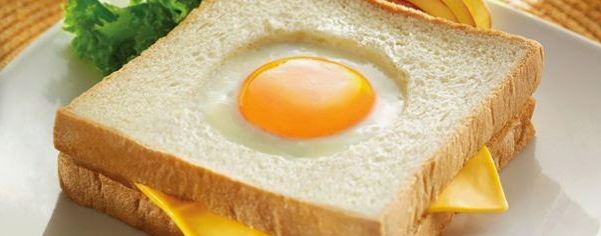 Resep Cara Membuat Roti Telur Mata Sapi Enak dan Sehat