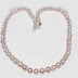 LPQSN0659 PRICE: 200.QAR Natural Freshwater Pearl 7-8mm Necklace Pink