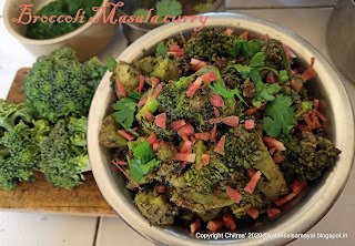 Broccoli masala curry