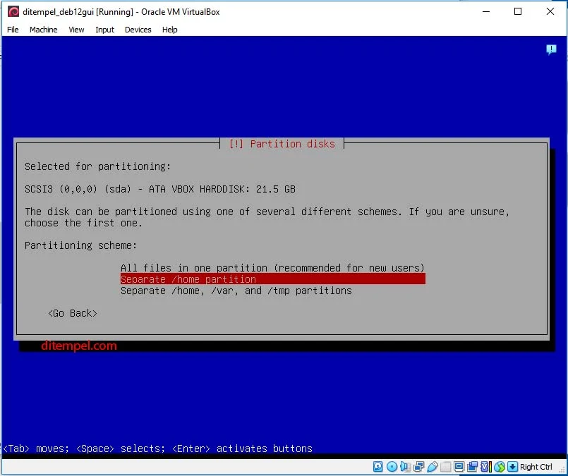 partitioning scheme