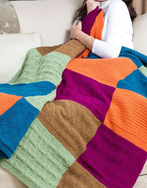 Sampler Block Throw - Free Pattern 