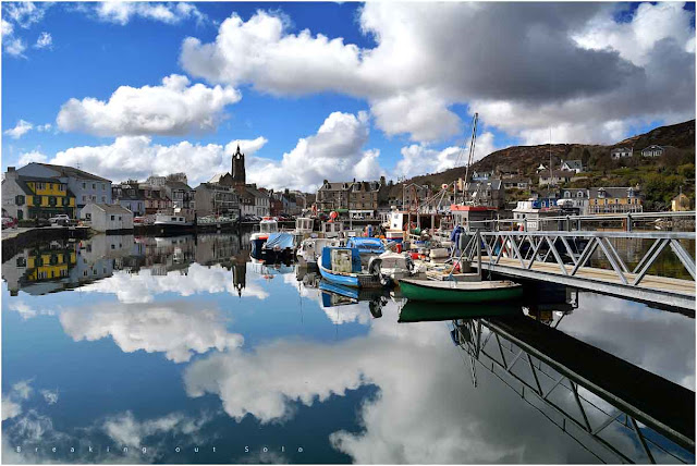 Tarbert harbour reflections