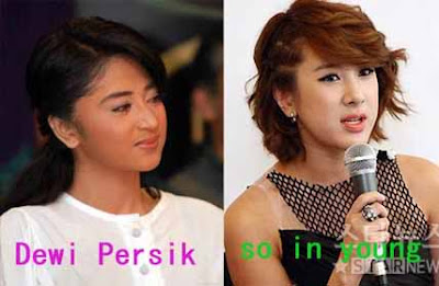 Dewi+persik+ +so+in+young Wow!!! Artis Indonesia Yang Mirip Artis Korea 