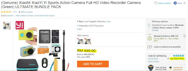 Yicam Murah di Lazada