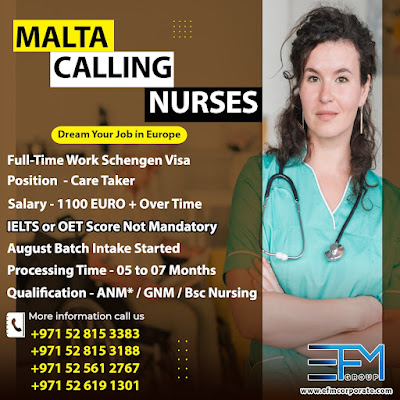 Malta Calling Nurses - Dream Your Job in Europ