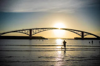 澎湖夕陽景點推薦|觀音亭彩虹橋