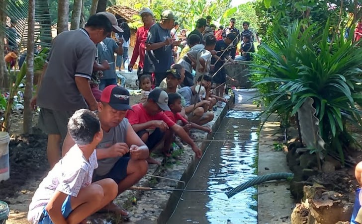 DPD AMPI Bantul Bersama Masyarakat Gelar Lomba Mancing Di Imogiri