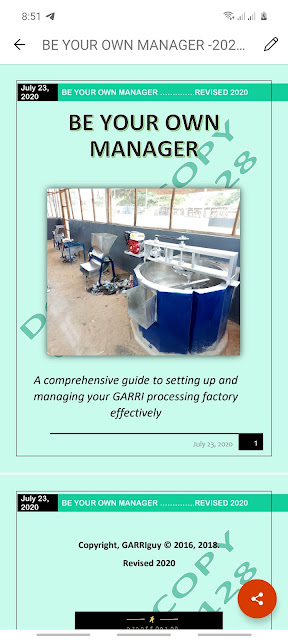 garri processing ebook manual