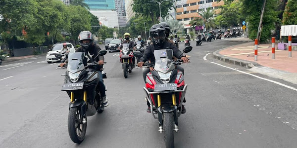 MPM Ajak Pecinta Honda CB150X Rolling City Bersama di Kota Pahlawan 