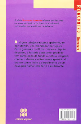 Iracema | Edição Adaptada | José de Alencar | Editora: Scipione | Coleção: Reencontro | Segmento: Literatura | 2016 - 2023 | Contracapa |