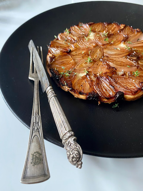 Tarte Tatin als Zwiebelkuchen