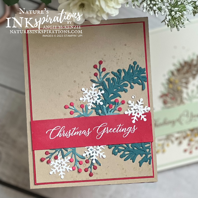 Stampin' Up! Wishes All Around cards inspired by a sketch | Nature's INKspirations by Angie McKenzie