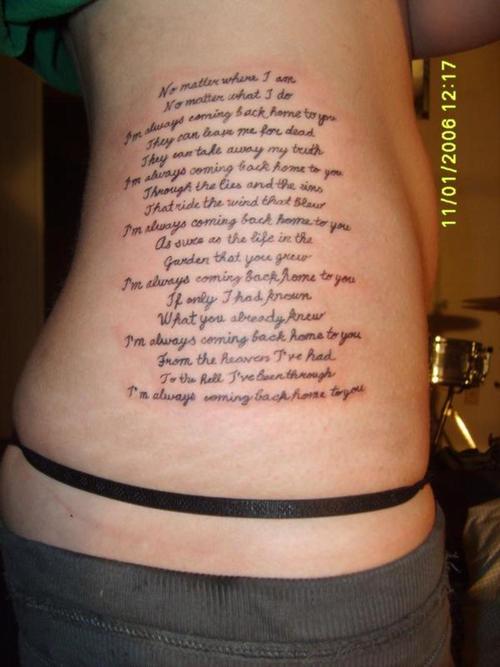 tattoos of stars on backs tattoo gallery letters Cursive Tattoos Designs