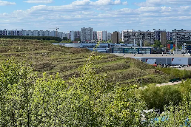 вид с горнолыжного склона «Ново-Переделкино»