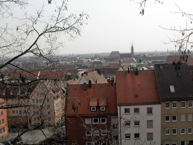 vistas desde el castillo de Núremberg