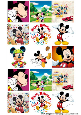 Stickers para imprimir de mickey mouse