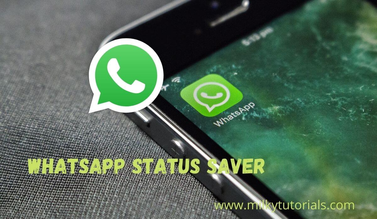 Easily save whatsapp status