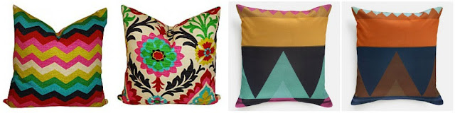 Multi Colored Pillows