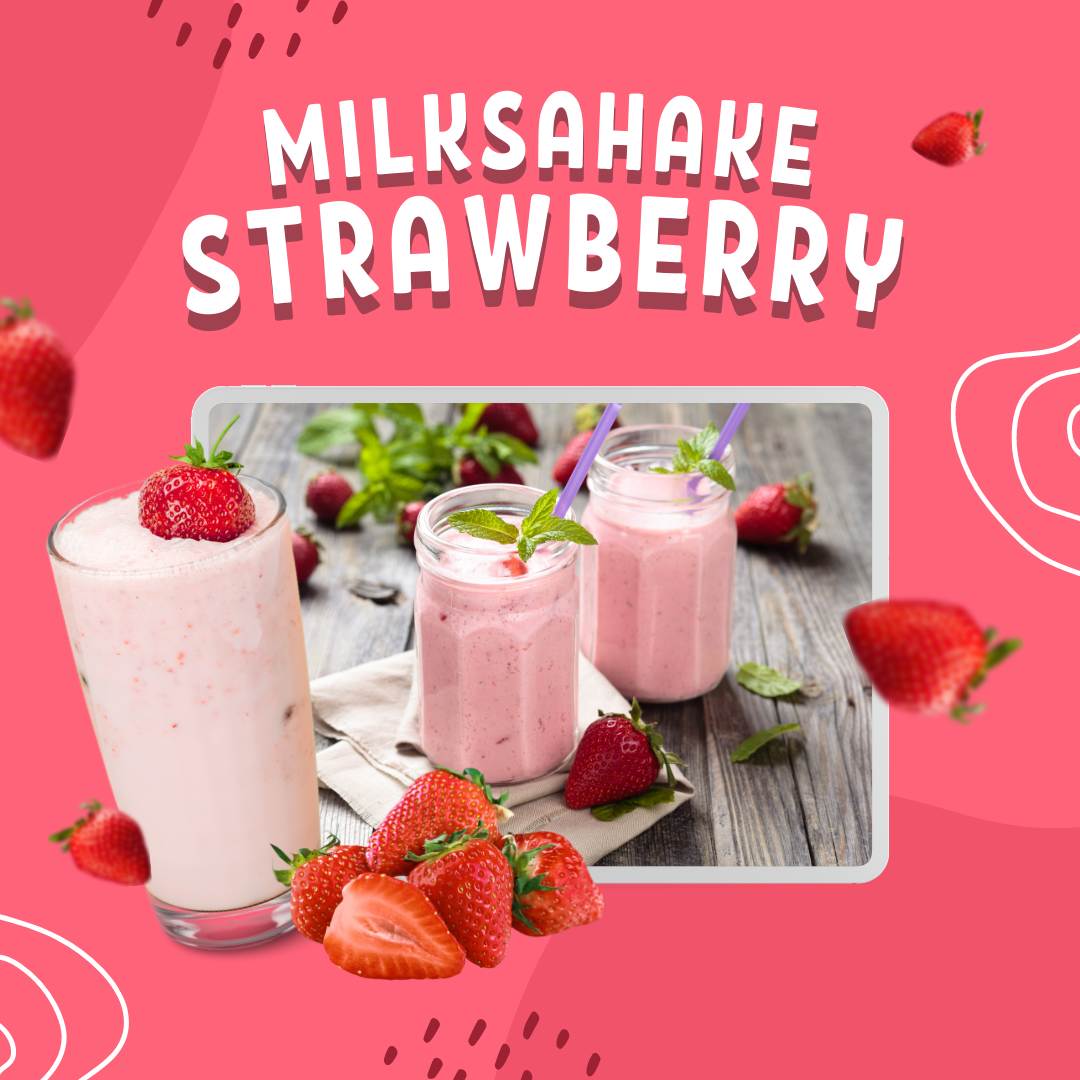 strawberry milk shake
