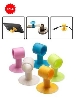Multipurpose Silicone Door Stopper and Mobile Stand