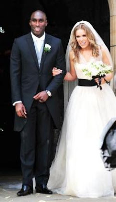 Sol Campbell and Fiona Baratt Wedding