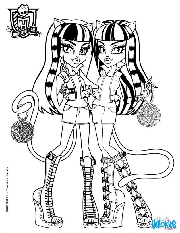 Coloring Monster High Coloring Pages