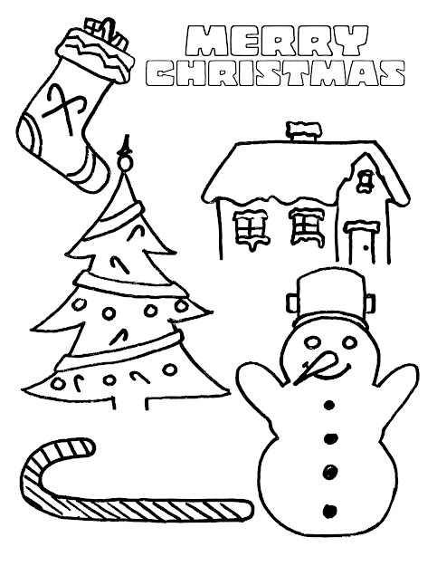 Kids Coloring Pages For Christmas Free Printable